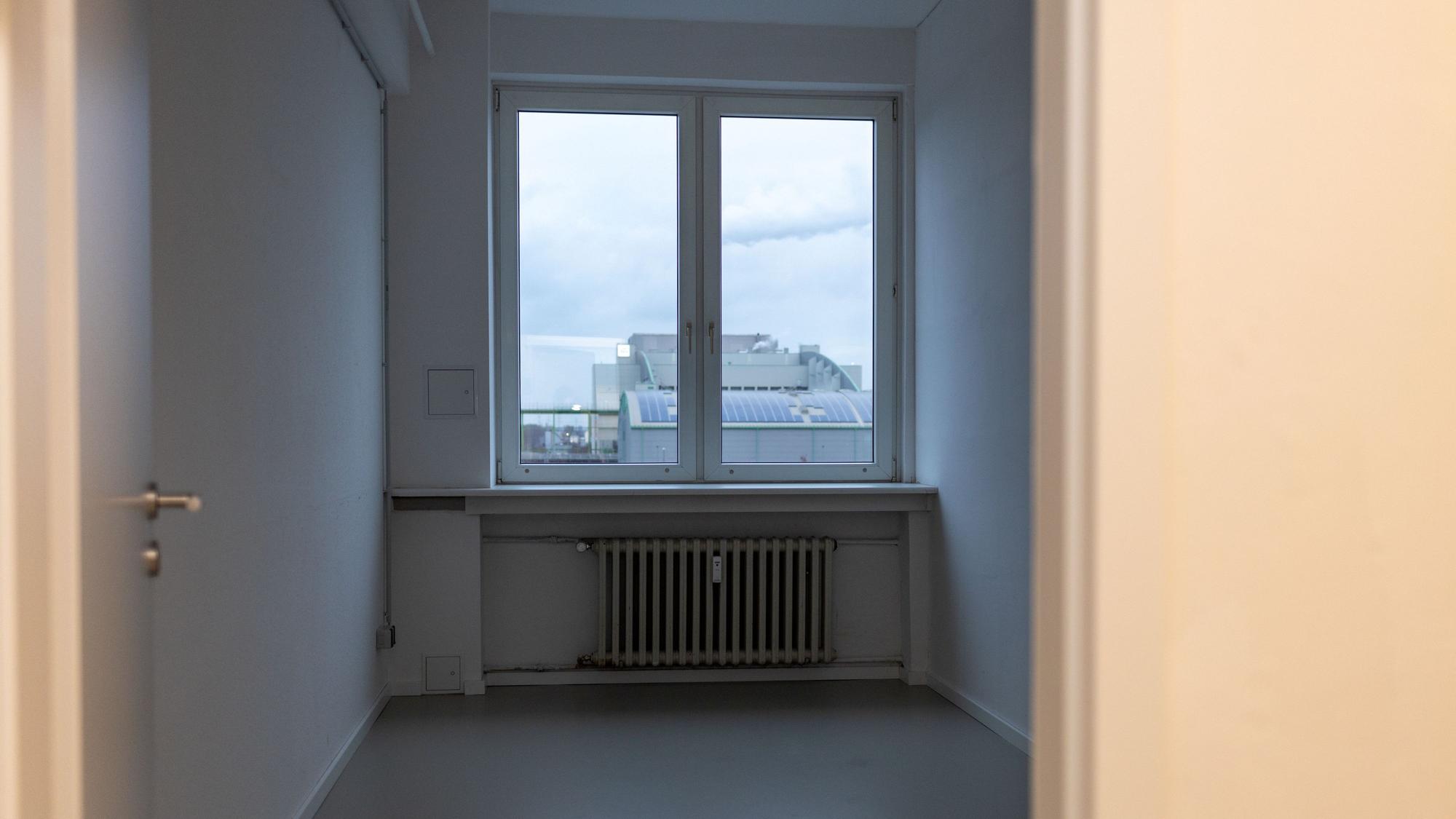Blick in ein leeres Atelier.