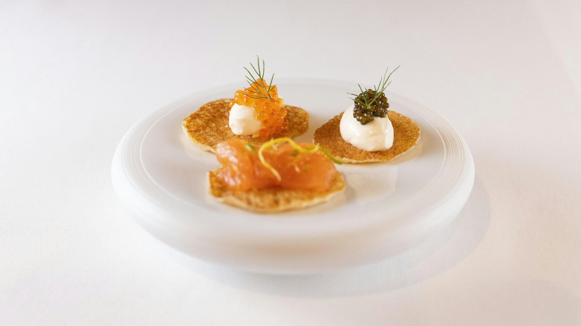 Der erste Gang von Marlon Rademachers Weihnachtsmenü 2024.