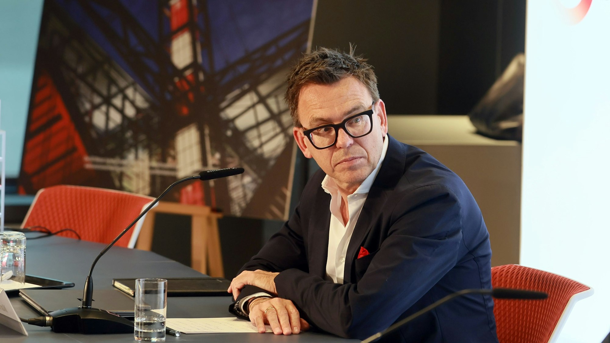 1. FC Köln, Pressegespräch des 1. FC Köln mit FC-Geschäftsführer Markus Rejek (1. FC Köln), 07.05.2024, Bild: Herbert Bucco