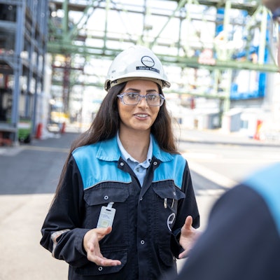 Covestro Mitarbeiterin Merve Koc am 25. Juli 2019 in Dormagen