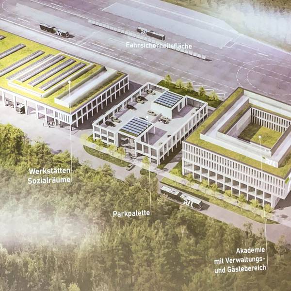 Das Bild zeigt das Ausbildungszentrum als Visualisierung.