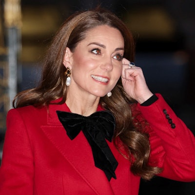 Kate, Prinzessin von Wales, kommt zur Weihnachtsmesse „Together at Christmas“ in der Westminster Abbey in London.