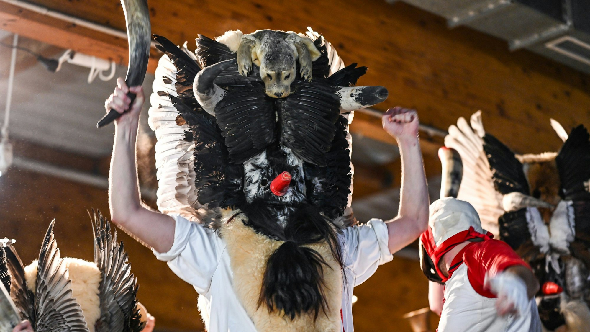 Laut Polizei blieb es in diesem Jahr beim Klaasohm auf der Insel Borkum friedlich.