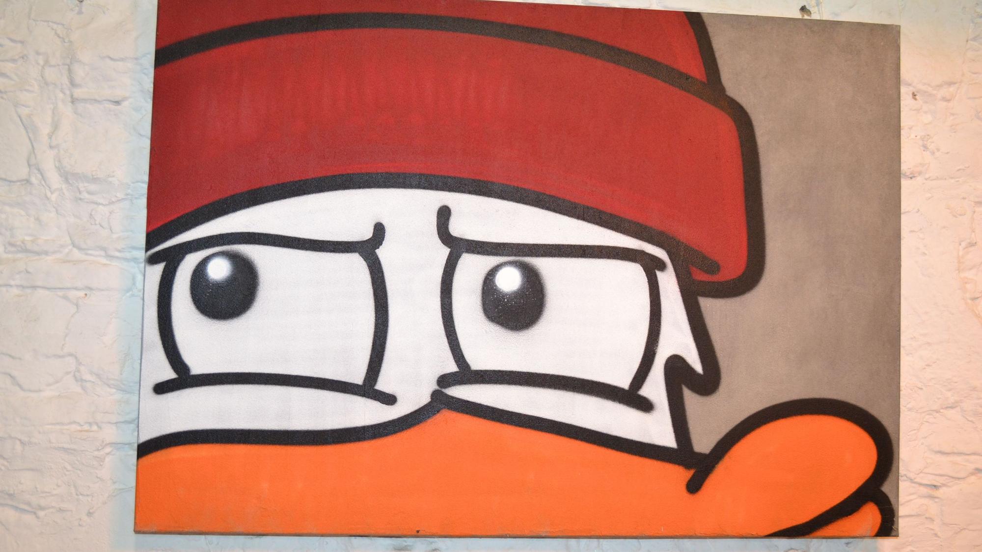 Eine typische Arbeit des anonymen Streetart-Künstlers GANS.