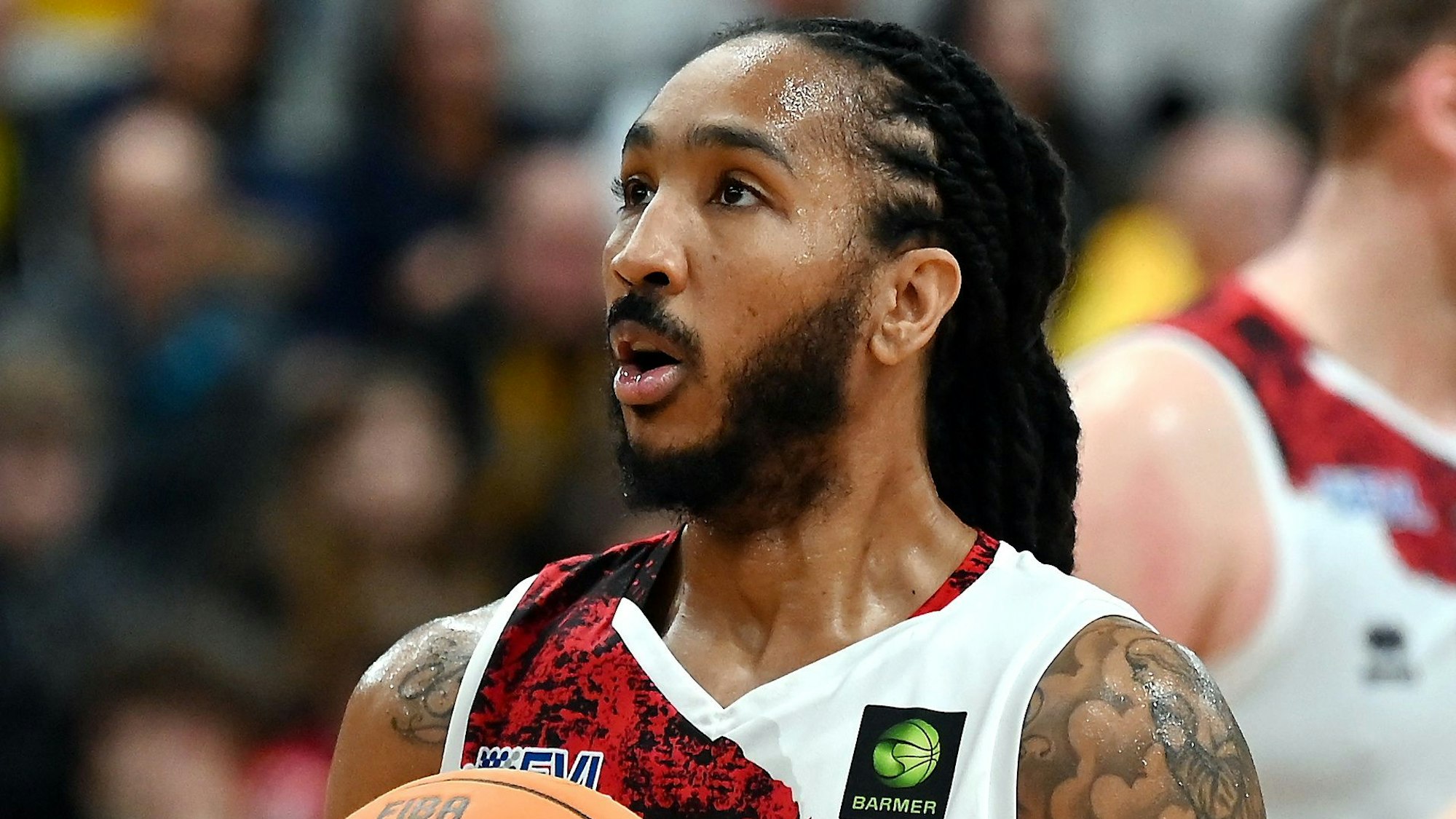 29.09.2024, Basketball-Bayer Giants Leverkusen-Schwelm
Donte Nicholas (Bayer)
Foto: Uli Herhaus