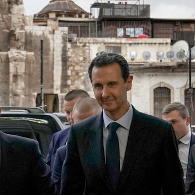 Wladimir Putin und Baschar al-Assad bei einem Treffen im Januar 2020.