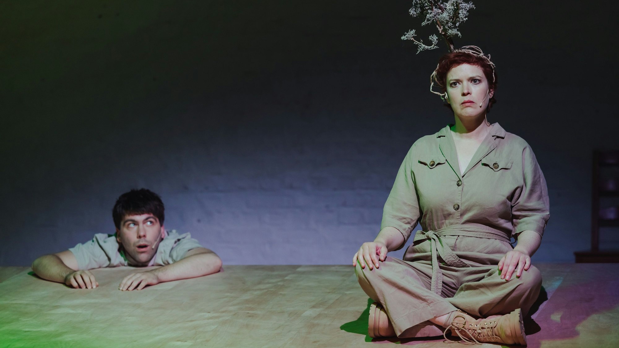 Szene aus "Post Human Condition" im FWT, Oktober 2024