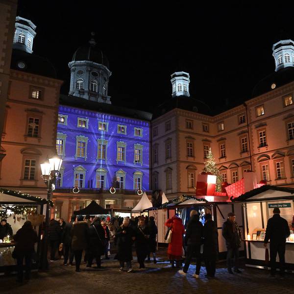 Bensberg. Schloss Bensberg. Weihnachtsmarkt