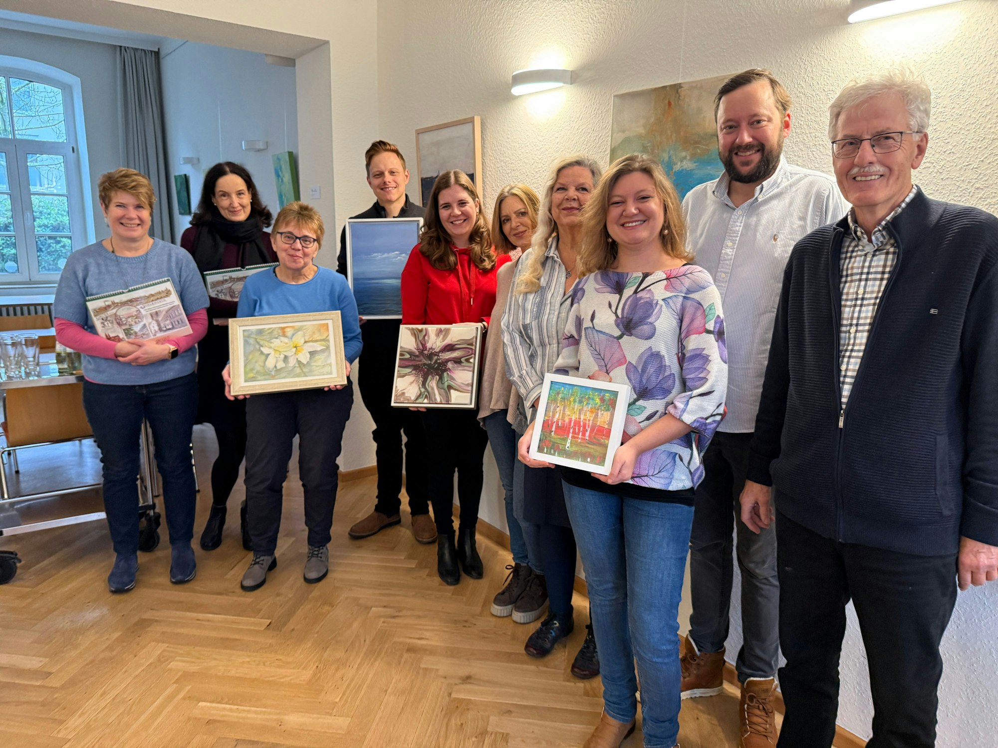 Preisverleihung Kunst im Schaufenster Dezember 2024