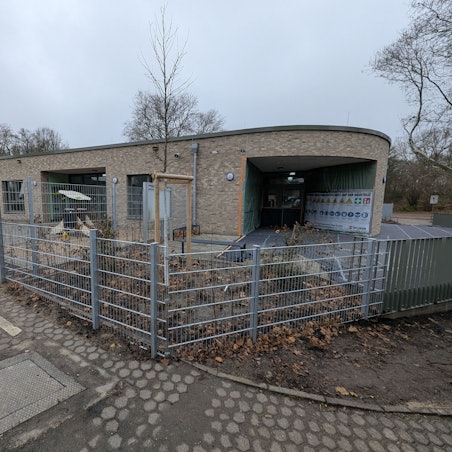 Das Foto zeigt den Neubau der Kita Burgwichtel in Kendenich.