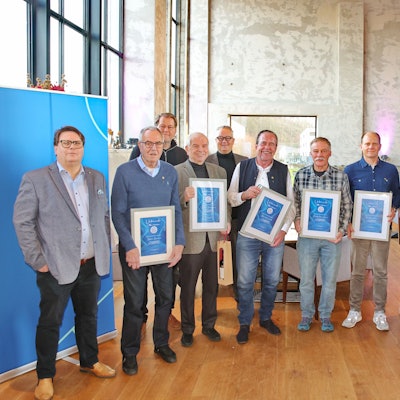 Foto einer Mitgliederehrung