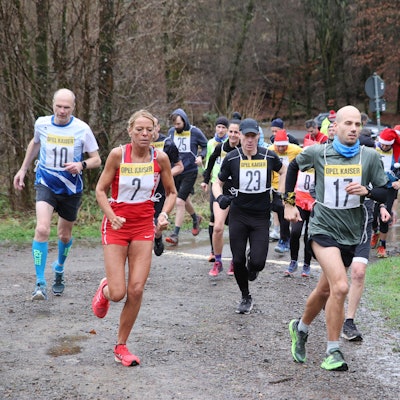 Szene aus einem Berglauf