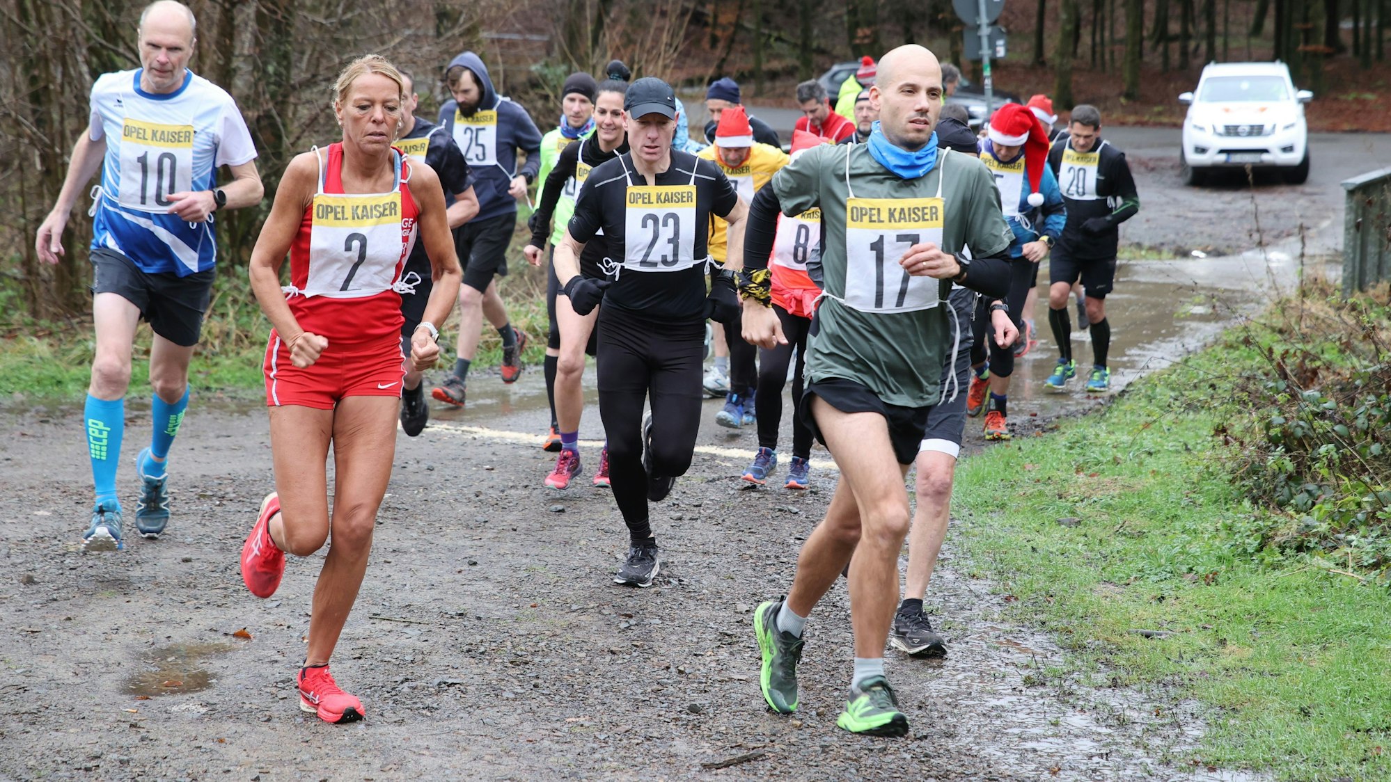 Szene aus einem Berglauf