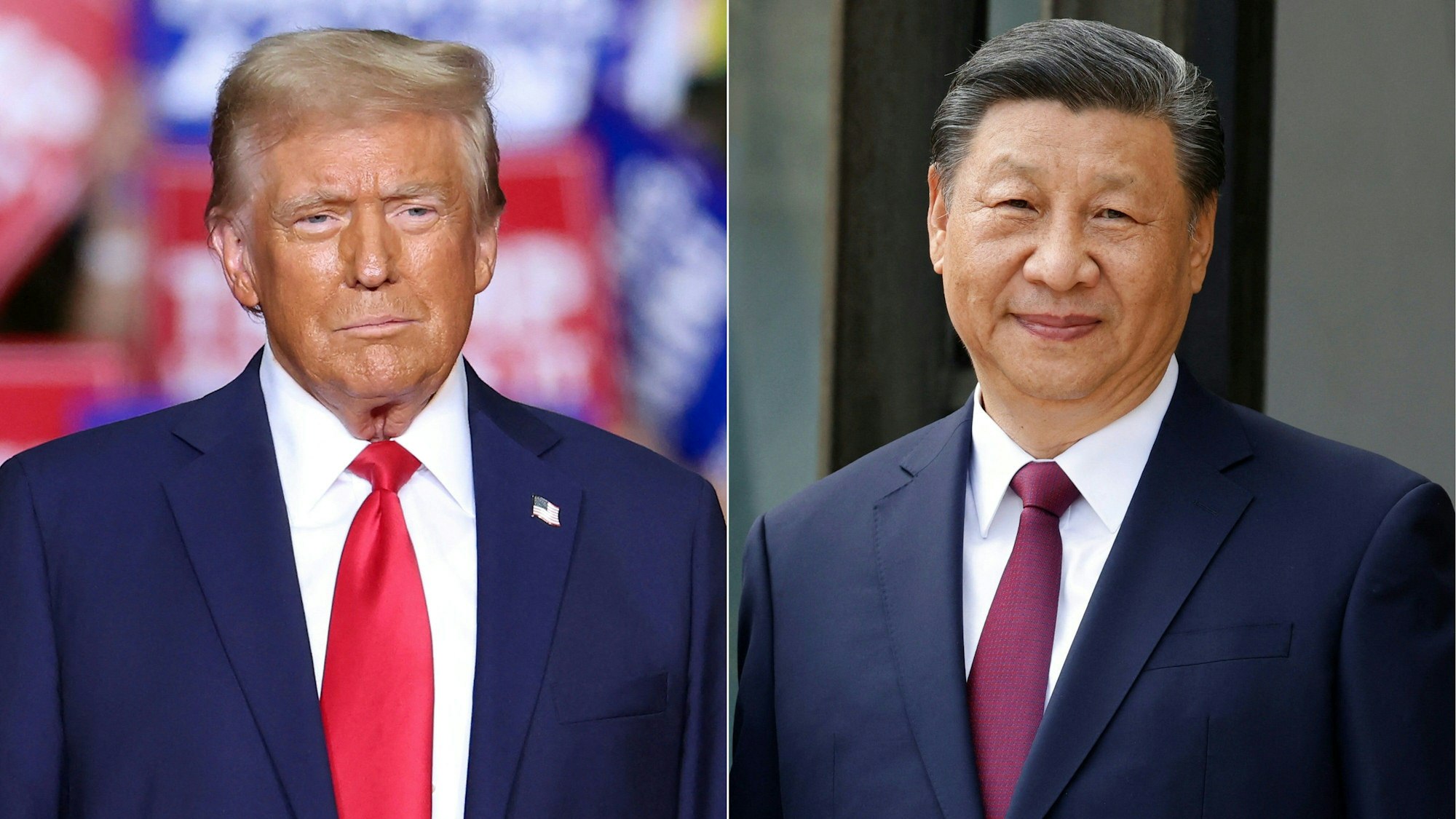 Donald Trump und Xi Jinping.