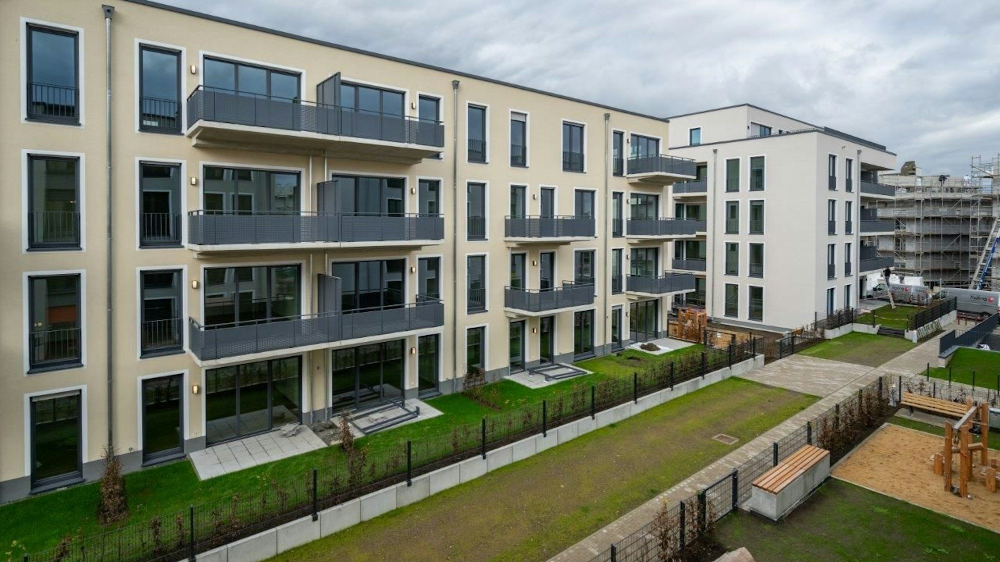 Am westlichen Rand von Porz Elsdorf entsteht ein großes neues Wohngebiet.