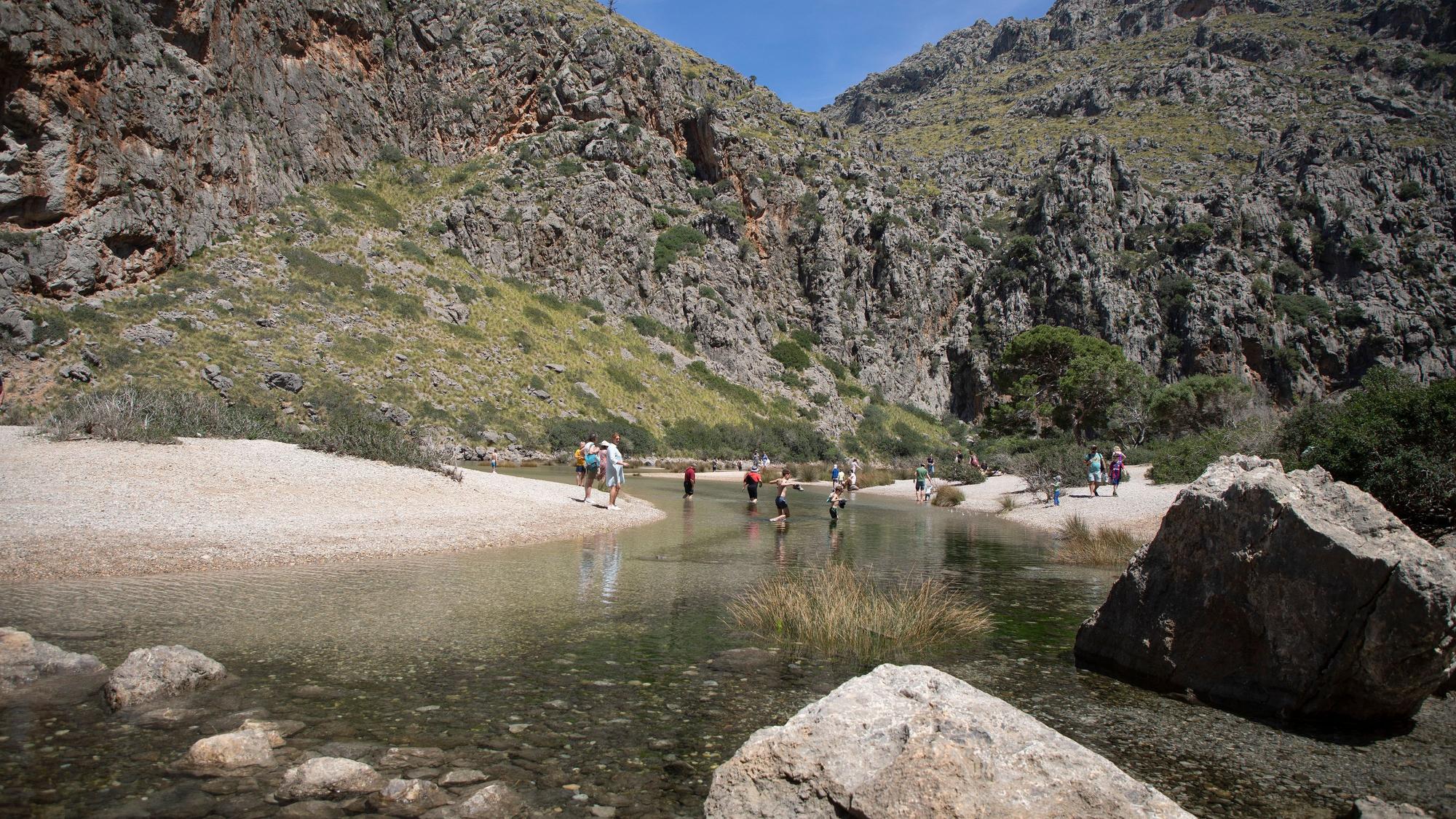 Die Leiche wurde im Tramuntana-Gebirge auf Mallorca gefunden (hier ist ein Sturzbach zu sehen).