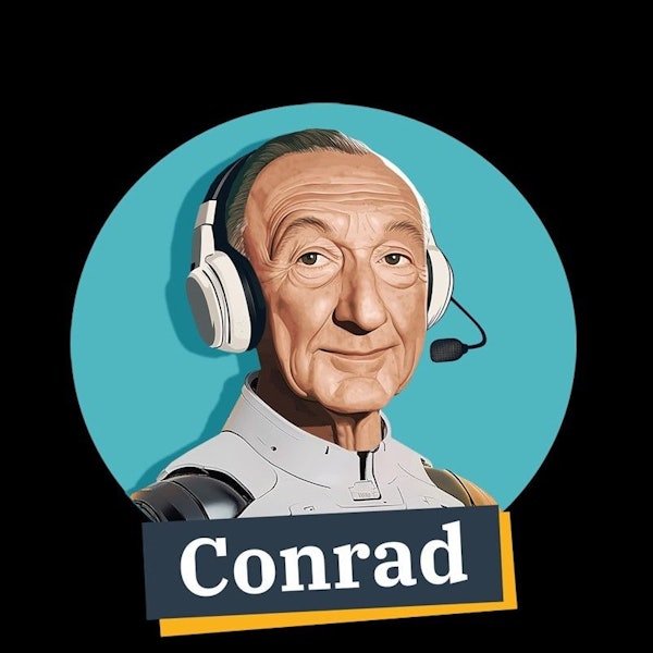 Das Logo des Chat-Bots „Conrad“ der NRW-CDU