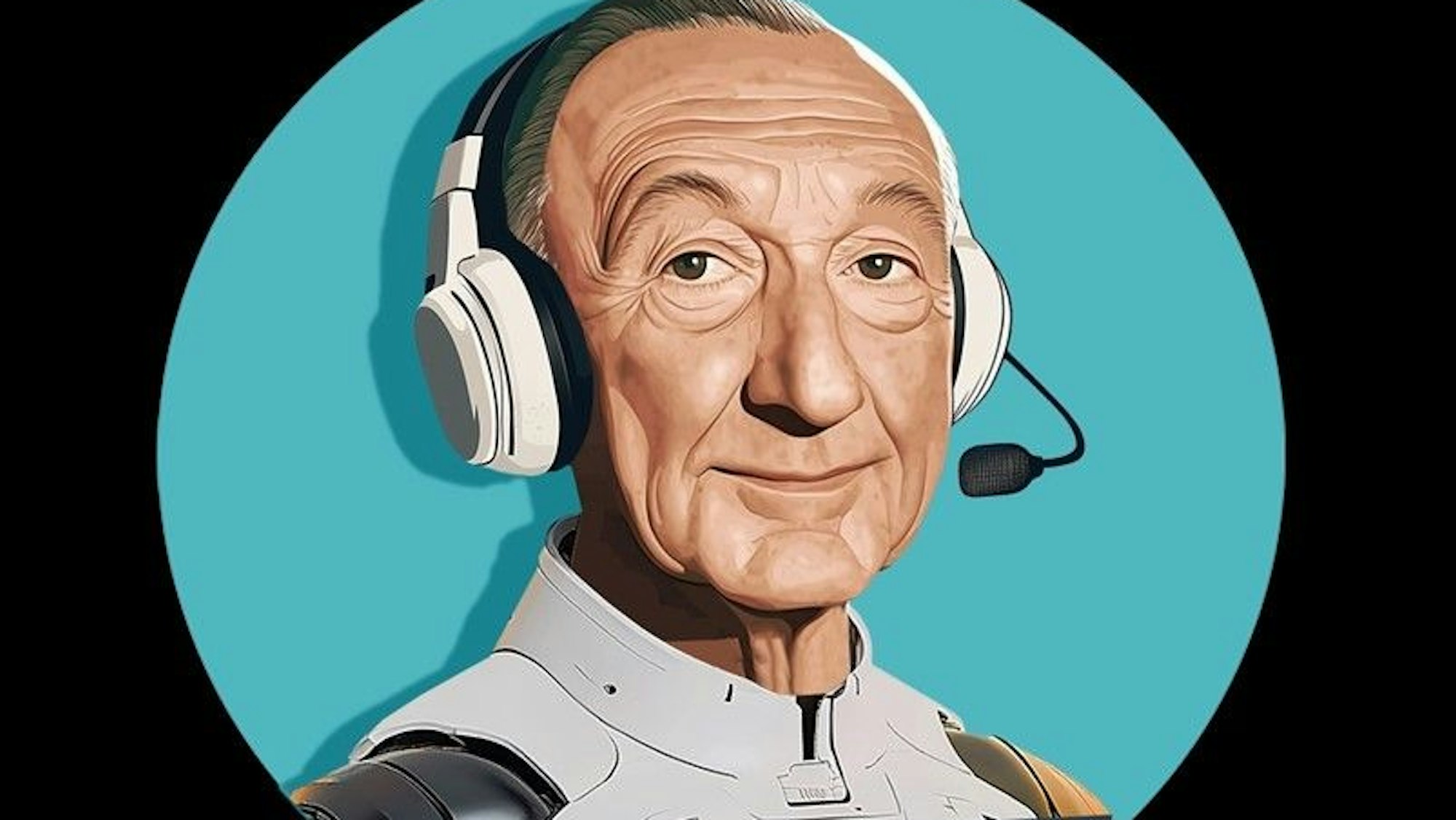 Das Logo des Chat-Bots „Conrad“ der NRW-CDU