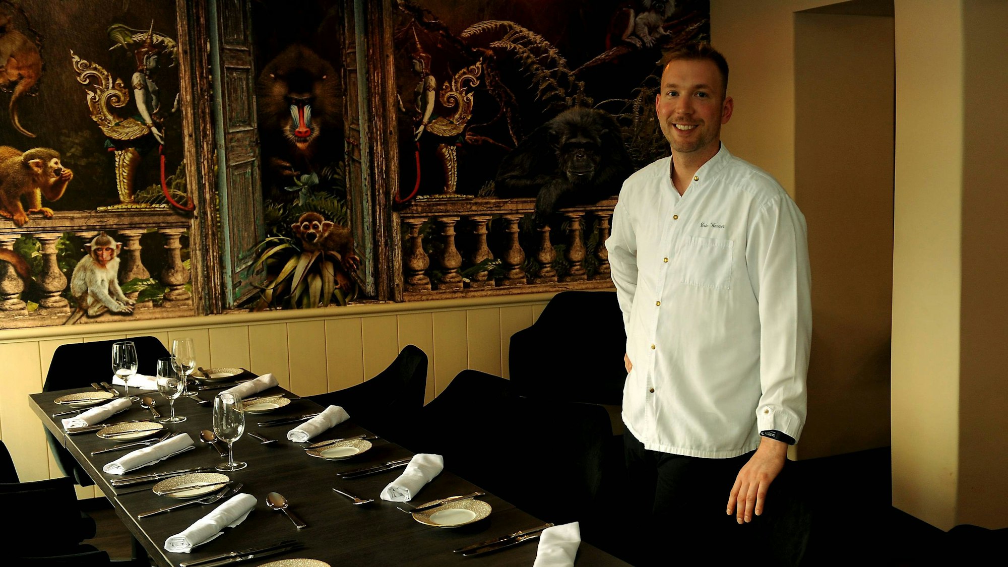 Eric Werner in seinem Restaurant Astrein in Köln.