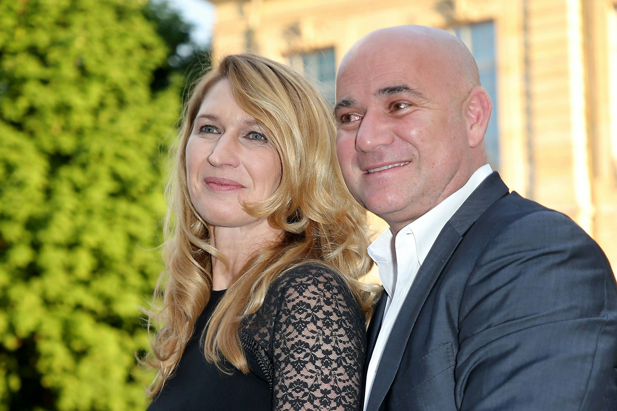 Steffi Graf mit ihrem Ehemann Andre Agassi.