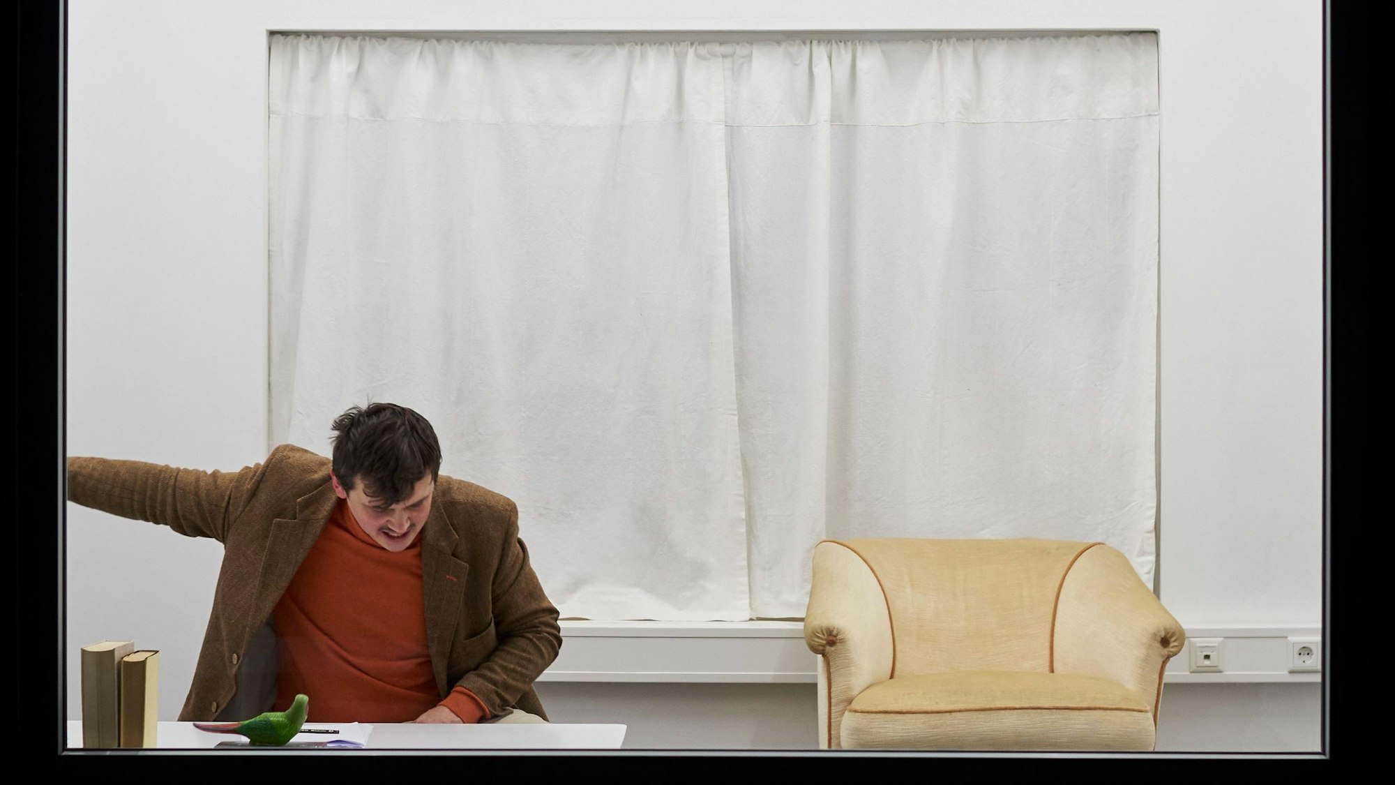 Szene aus "Ruhestörung", Theater der Keller, 2024