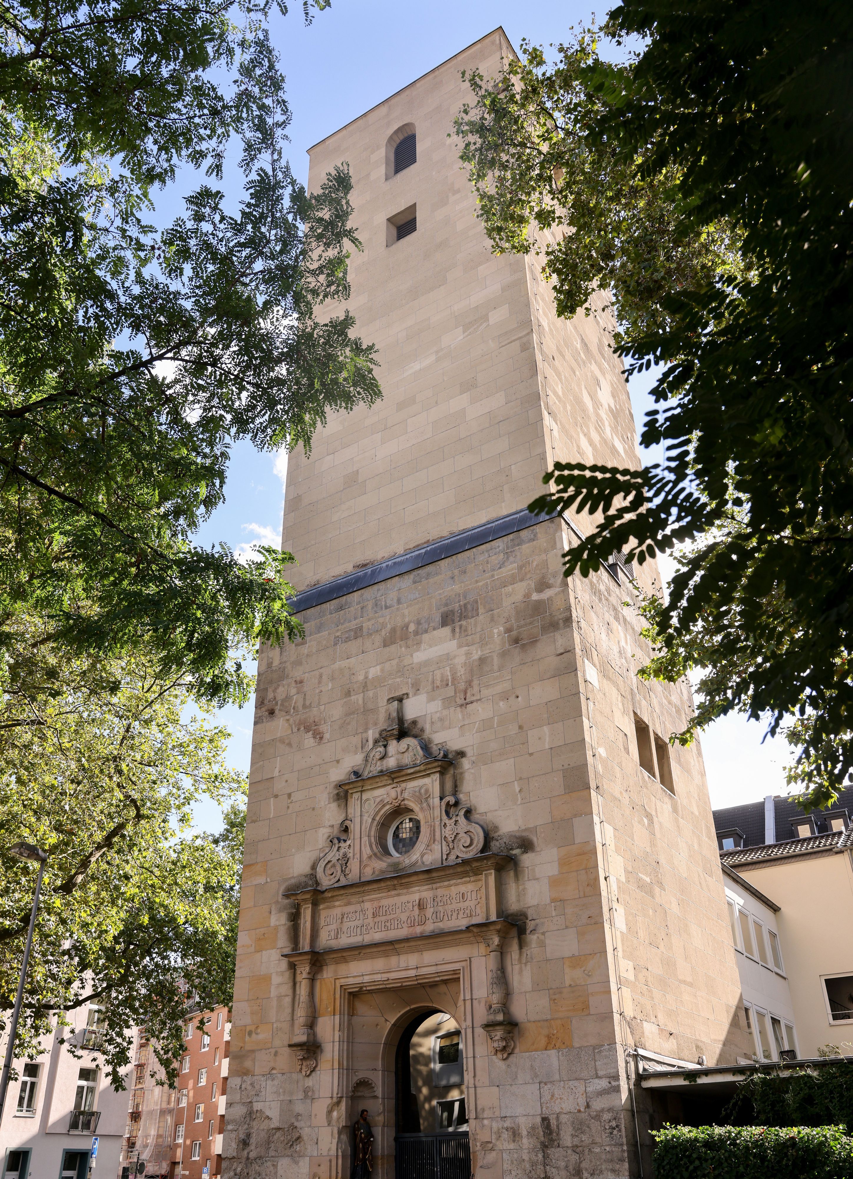 Nur der Turm der Lutherkirche könnte nach einem Umbau stehenbleiben. Der Kirchenraum steht nicht unter Denkmalschutz.