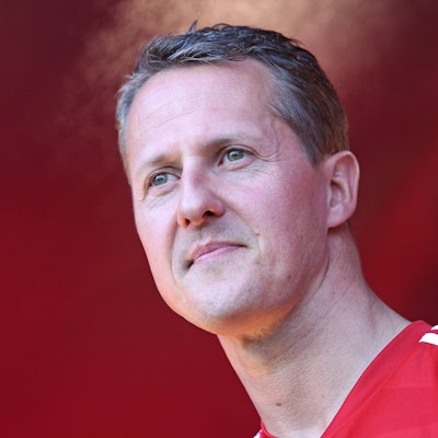 Michael Schumacher ist im Porträt zu sehen.