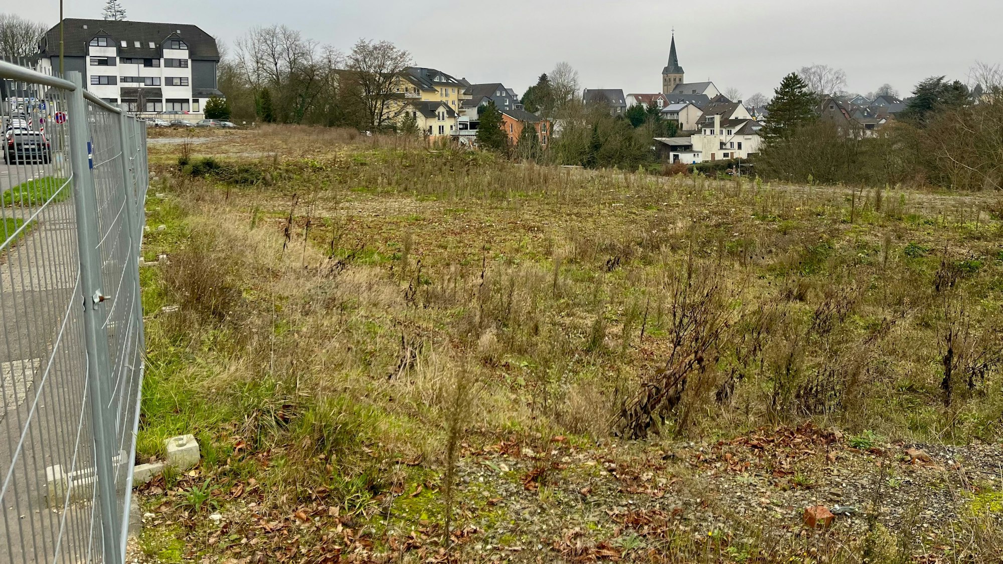 Die Brache an der Montanusstraße in Burscheid