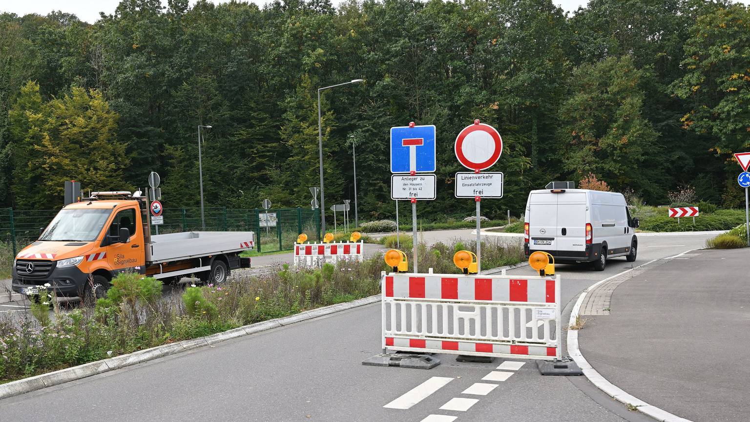 Der letzte Bauabschnitt in Voiswinkel kommt ohne Vollsperrung aus. In den Herbstferien war das rund um Funkenhof (Foto) anders.