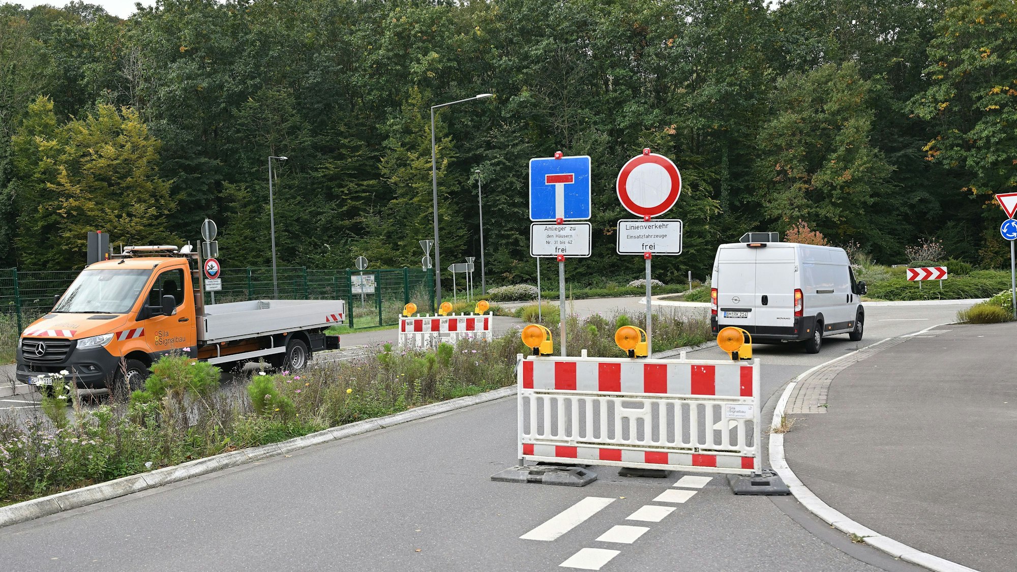 Der letzte Bauabschnitt in Voiswinkel kommt ohne Vollsperrung aus. In den Herbstferien war das rund um Funkenhof (Foto) anders.