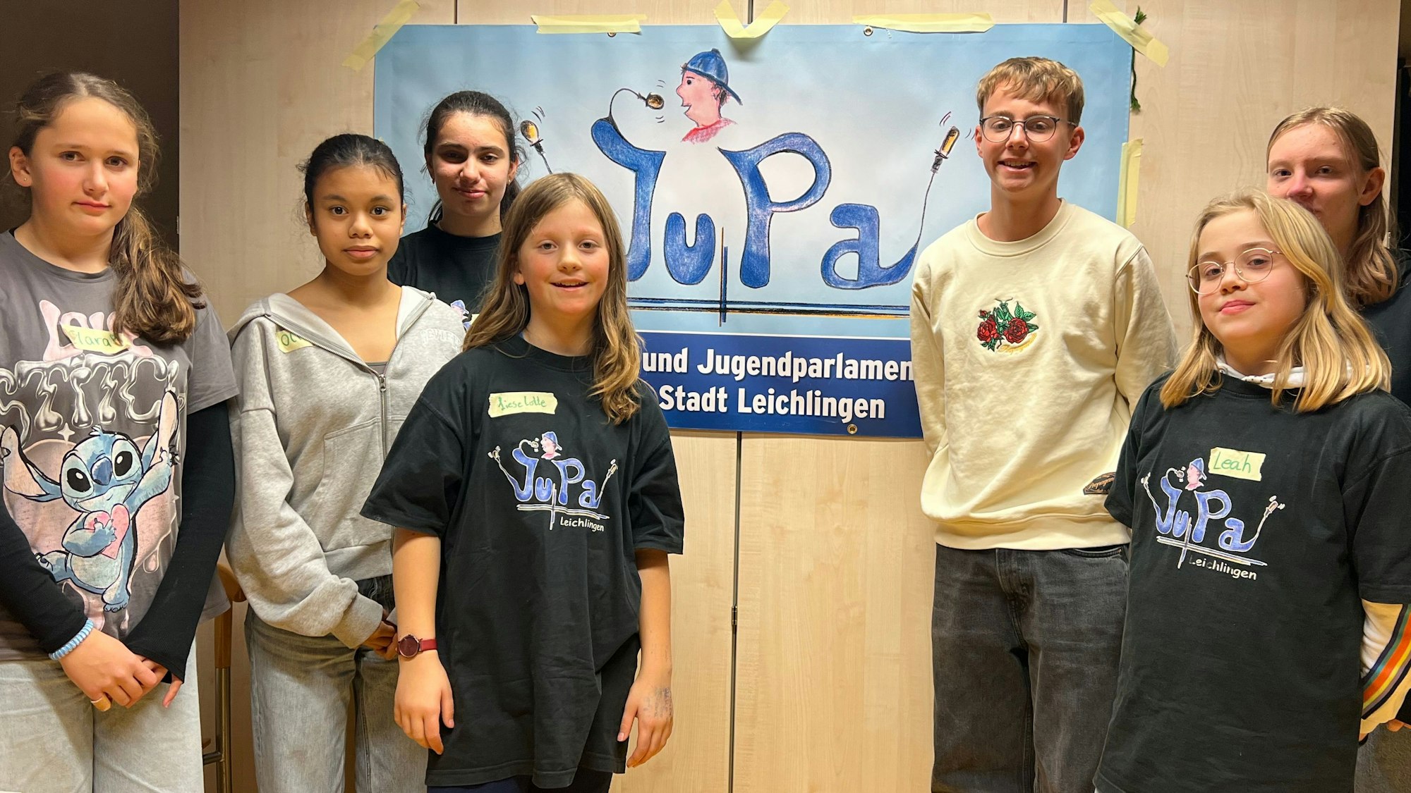Das Team des Kinder- und Jugendparlaments Leichlingen