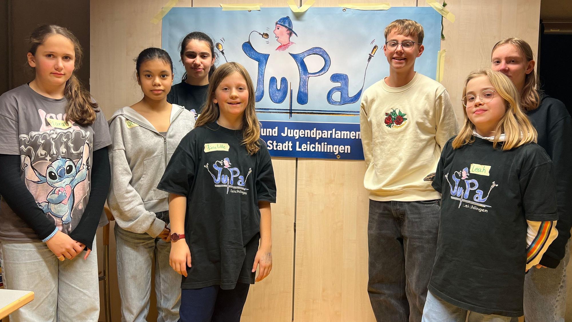 Das Team des Kinder- und Jugendparlaments Leichlingen