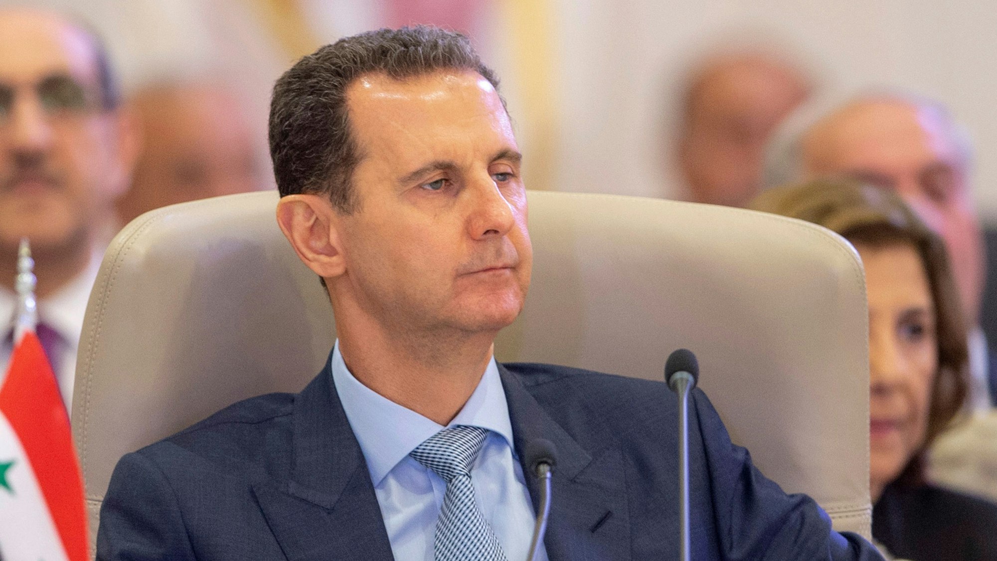 Baschar al-Assad, ehemaliger Präsident von Syrien, während eines arabischen Gipfels. (Archivbild)