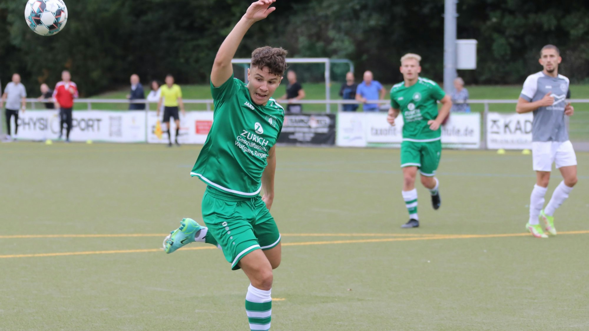 Borussia Hohenlind - Porz Fussball Landesliga Saison 2021 2022 Westkampfbahn Köln Deutschland 19.09.2021 Janis Waffenschmidt (Hohenlind) Copyright Eduard Bopp Sportfotografie mail@fotobopp.de