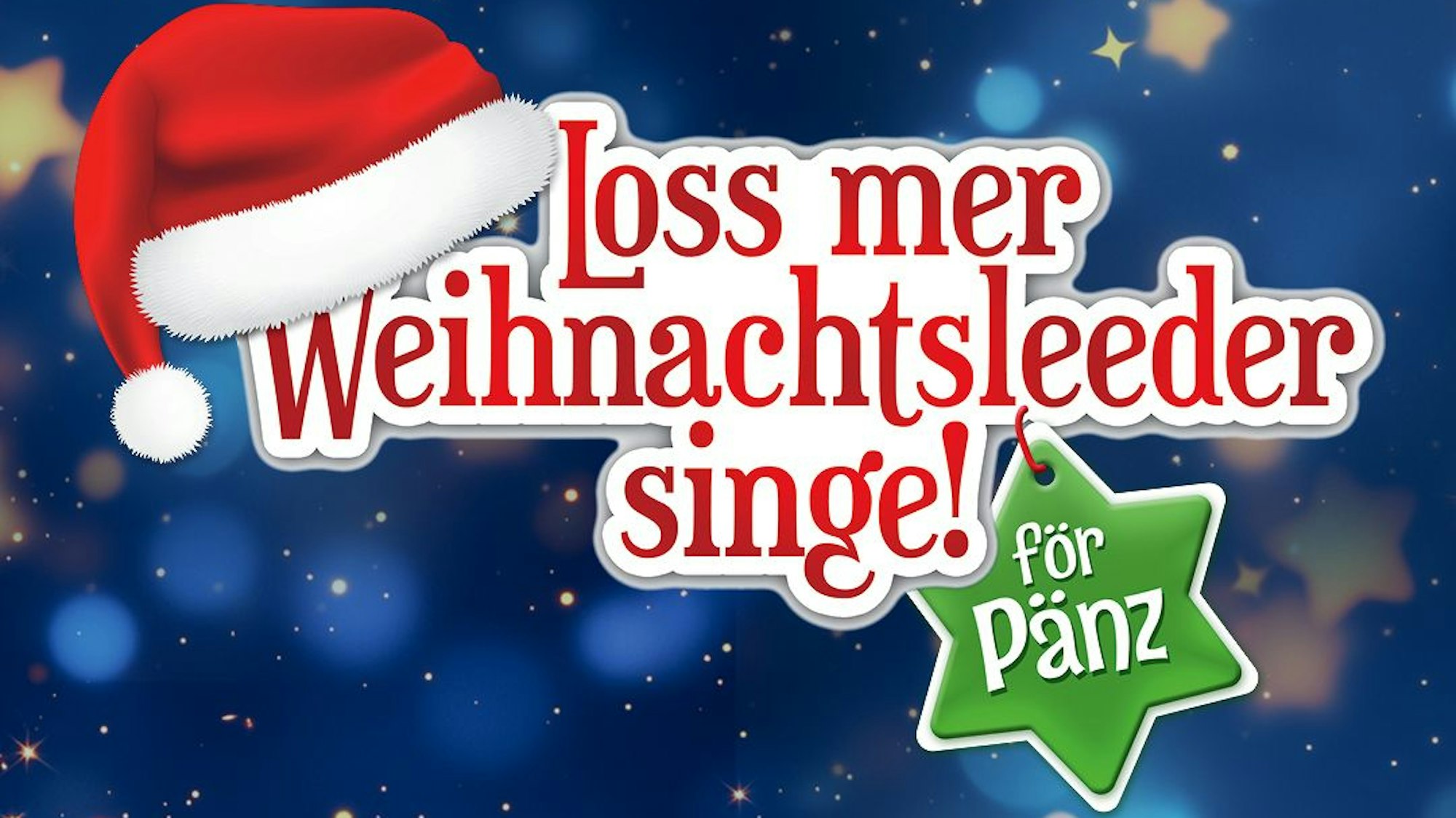 Logo "Loss mer Weihnachtsleeder singe för Pänz"