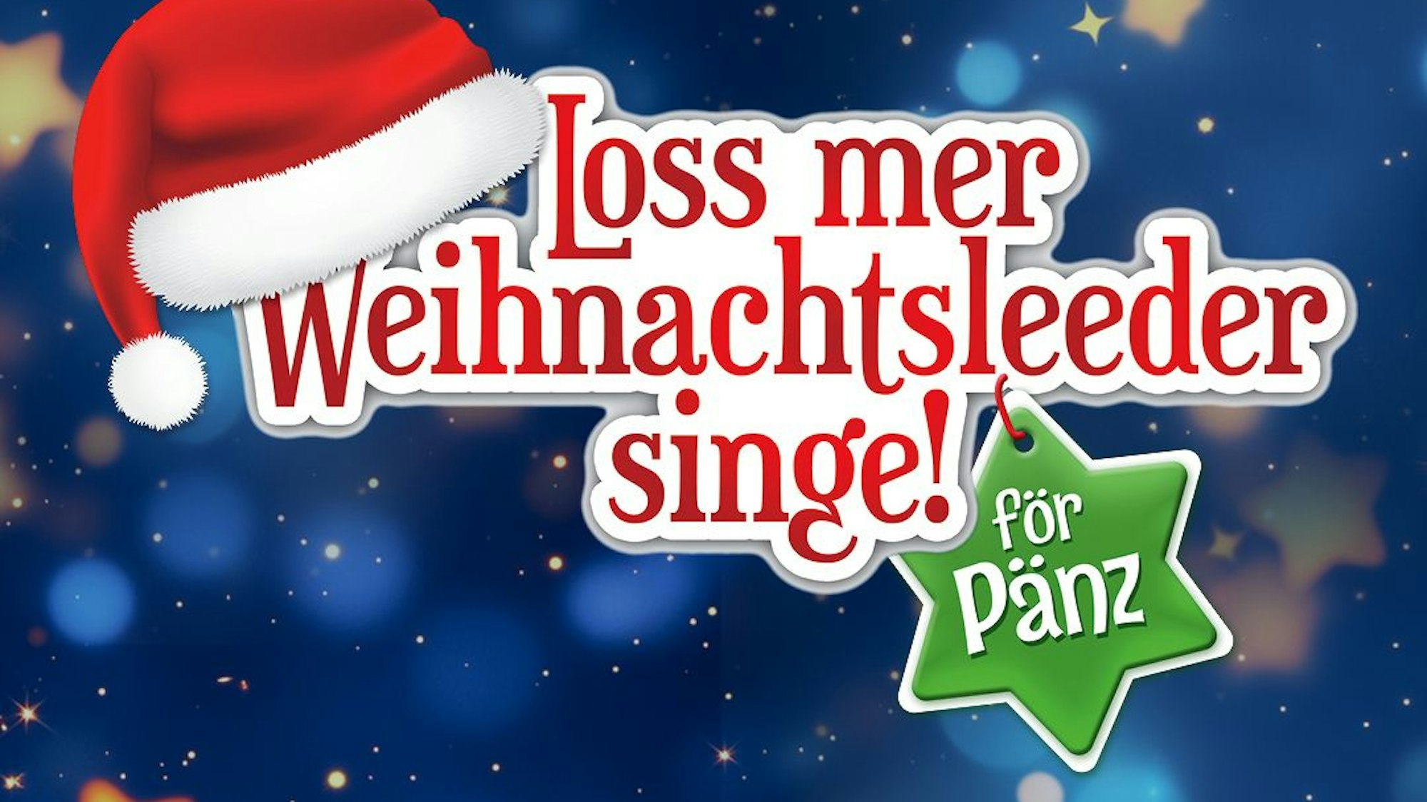 Logo "Loss mer Weihnachtsleeder singe för Pänz"