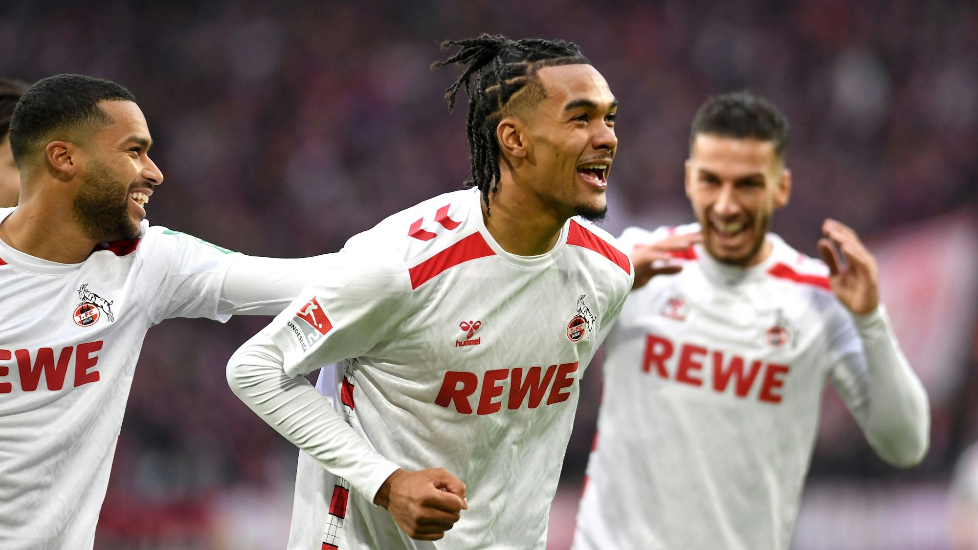 FC-Stürmer Damion Downs zeigt sich in bestechender Form: Der 20-Jährige war an allen drei Treffern gegen den 1. FC Nürnberg beteiligt.