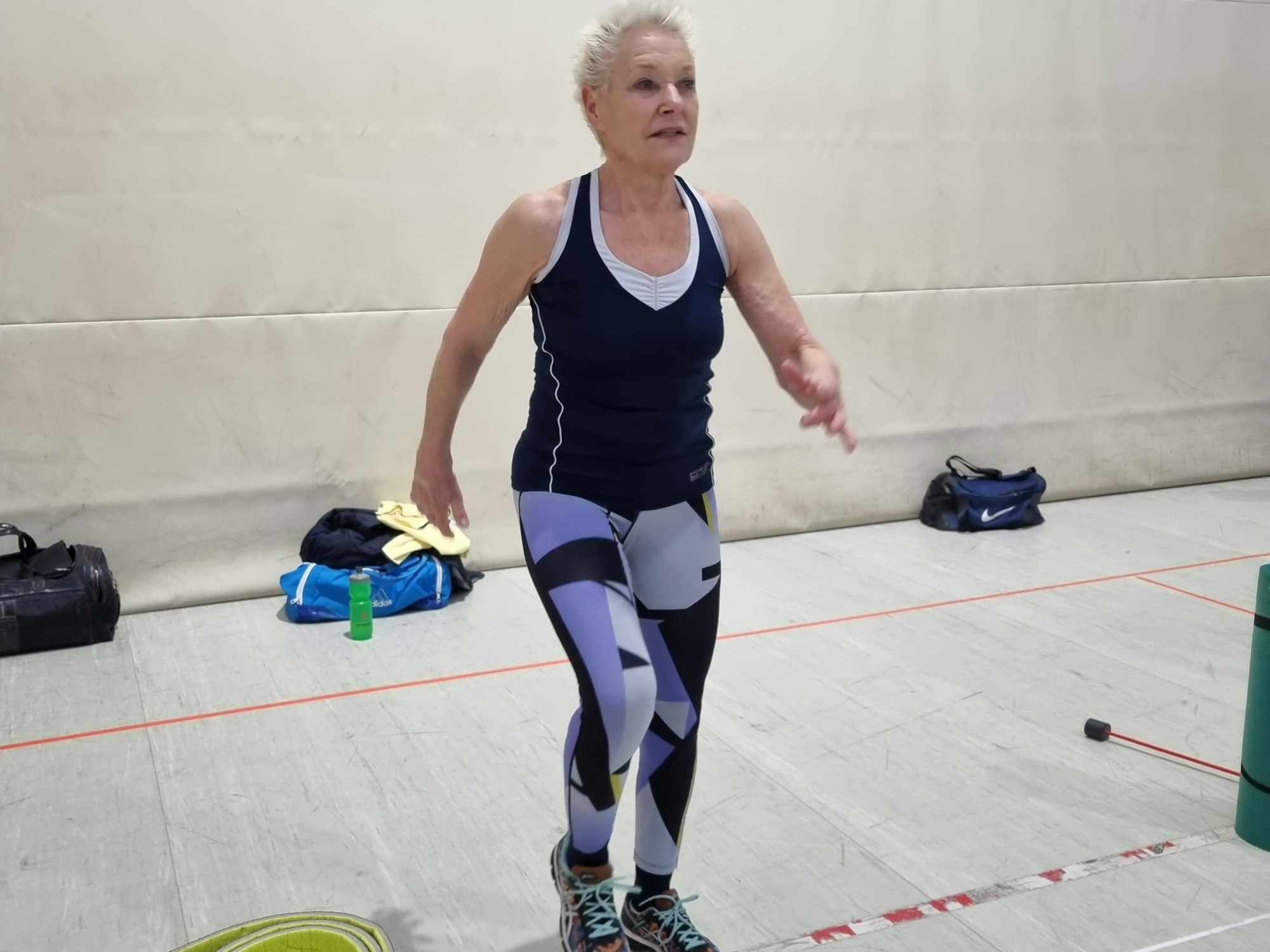 Margret Schaede, 72, macht Sport bei TSV Bayer 04