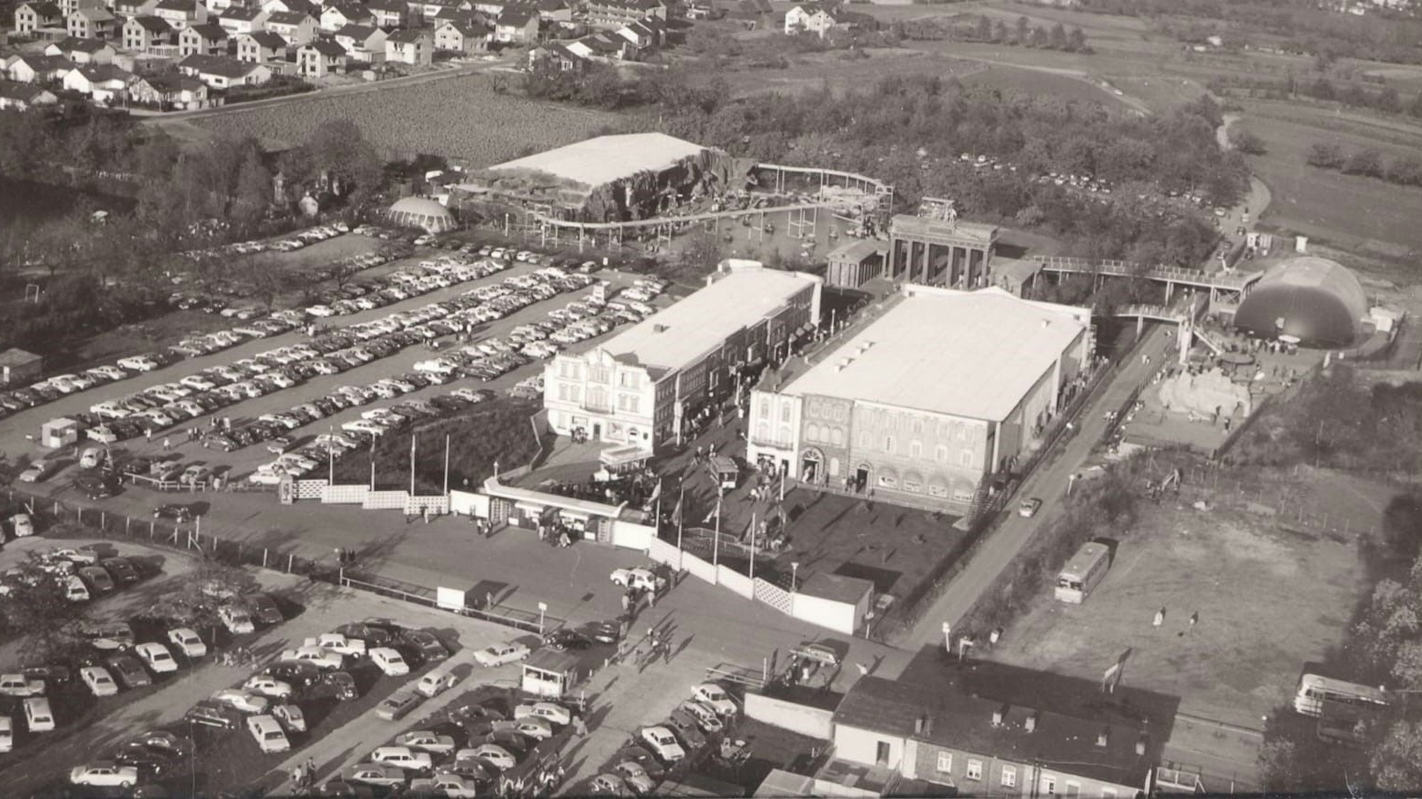Historisches Foto vom Phantasialand in Brühl.