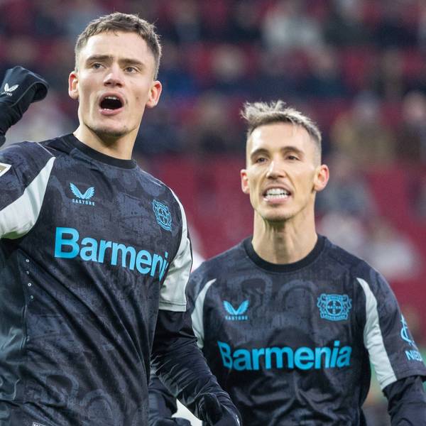 Florian Wirtz erzielte am Samstag in Augsburg das 2:0 für Bayer 04 Leverkusen.