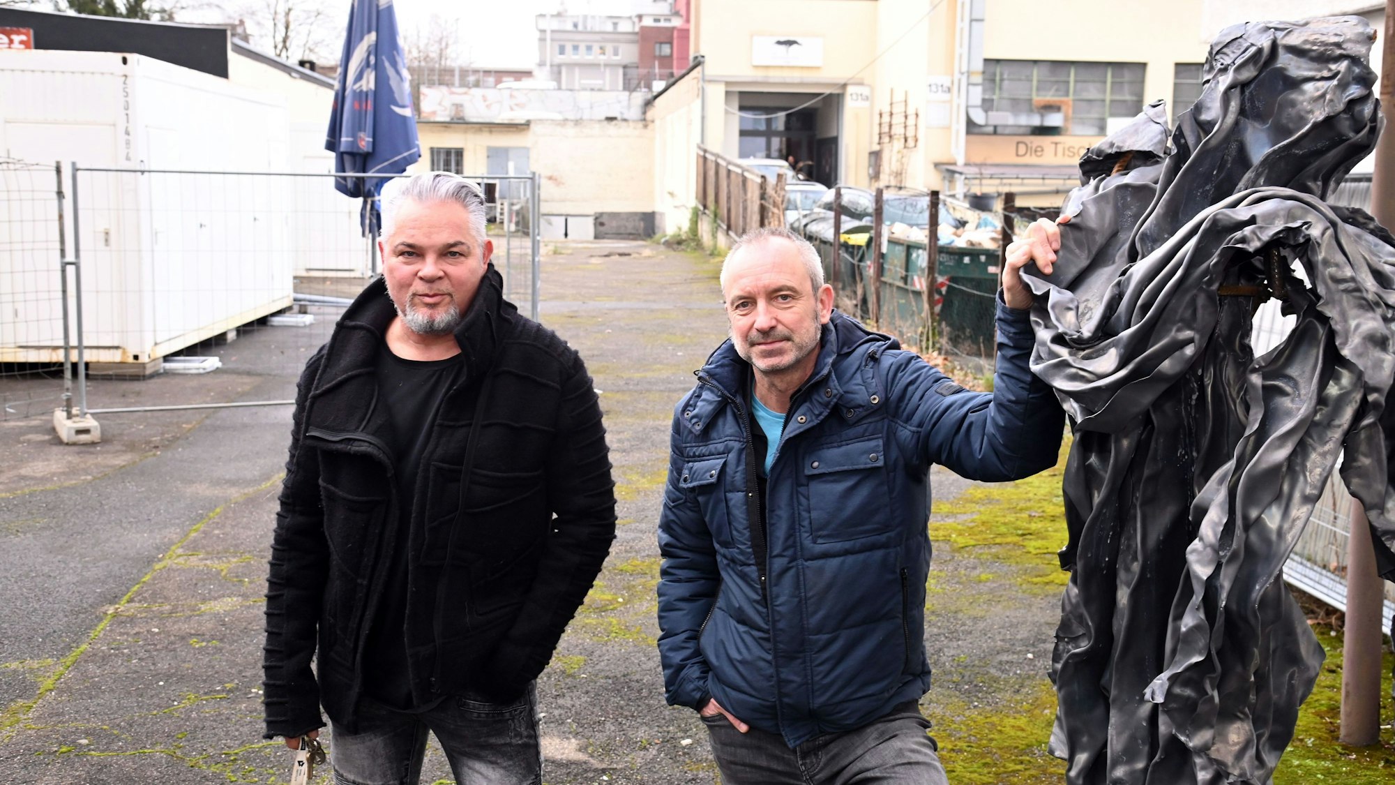 Stefano Bohne und Bernd Rehse am Ehrenfeldgürtel 129