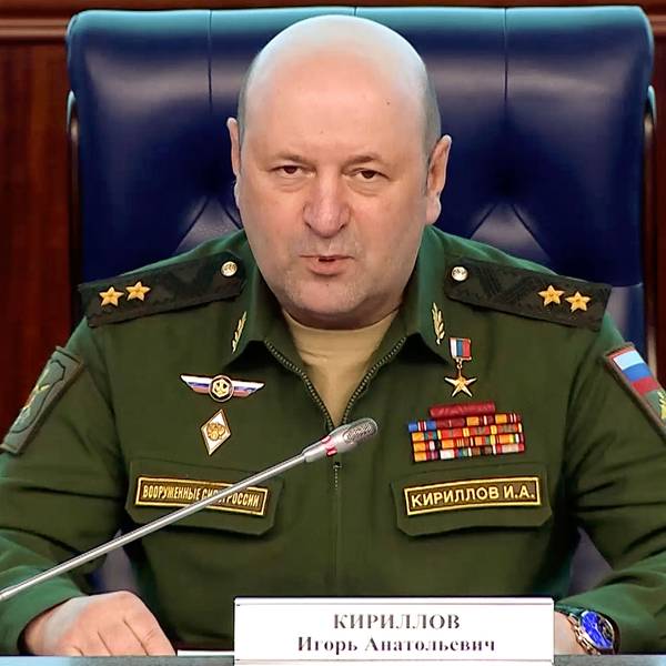 Igor Kirillow war der Leiter der Strahlen-, chemischen und biologischen Abwehrtruppen der russischen Streitkräfte.