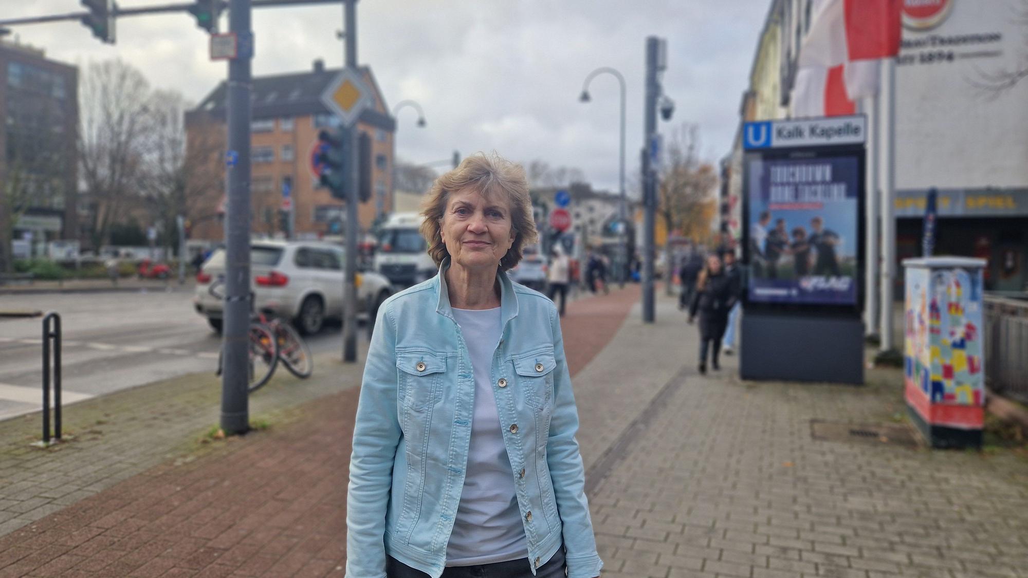 Die Kalker Bezirksbürgermeisterin Claudia Greven-Thürmer