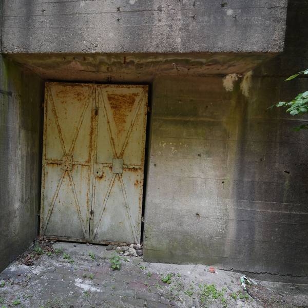 Die Tür eines Weltkriegsbunkers aus dem Jahr 1941 (Symbolfoto).