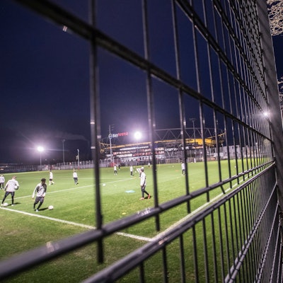 Um die Trainingsplätze westlich von Bay-Arena und kleinem Haberlandstadion geht es, die will Bayer 04 zu Parkplätzen umbauen.