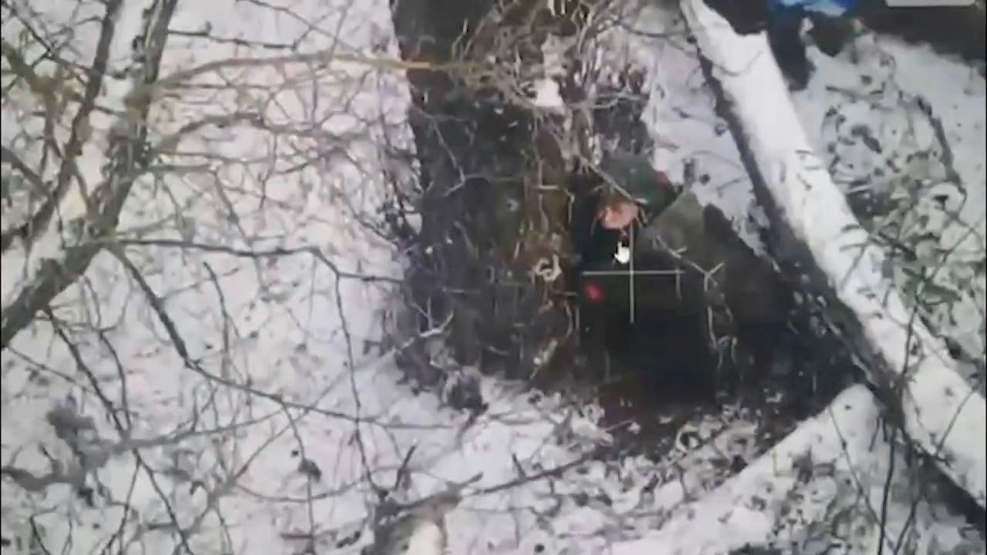 Eine vom ukrainischen Präsidialamt veröffentlichte Aufnahme soll einen nordkoreanischen Soldaten in der Grenzregion Kursk zeigen. (Archivbild)