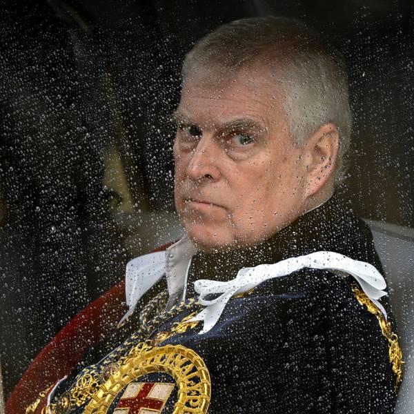 Prinz Andrew, Duke of York, verlässt Westminster Abbey nach der Krönungszeremonie des britischen Königs Charles und der Königin Camilla. ers/dpa +++ dpa-Bildfunk +++