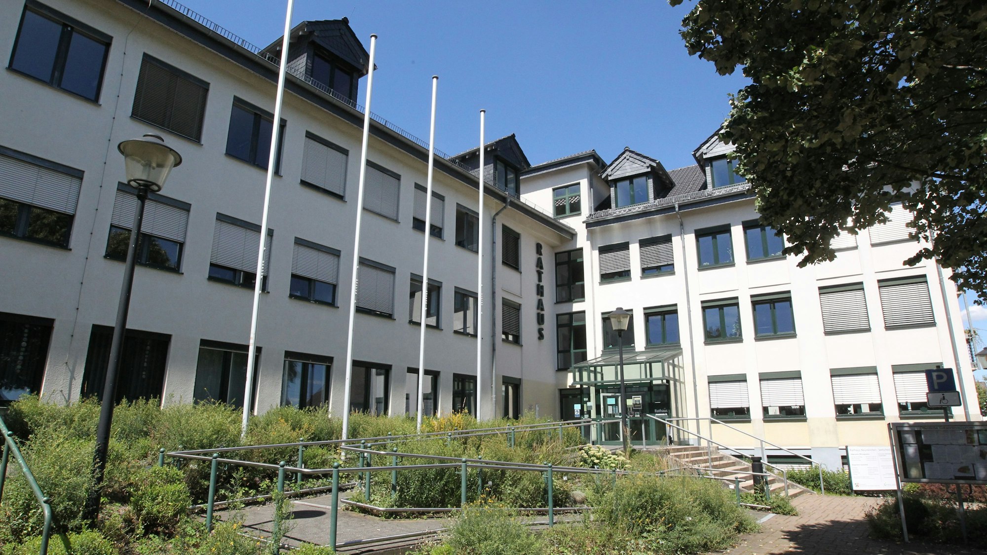 Im Rathaus in Neunkirchen fand die Ratssitzung statt.