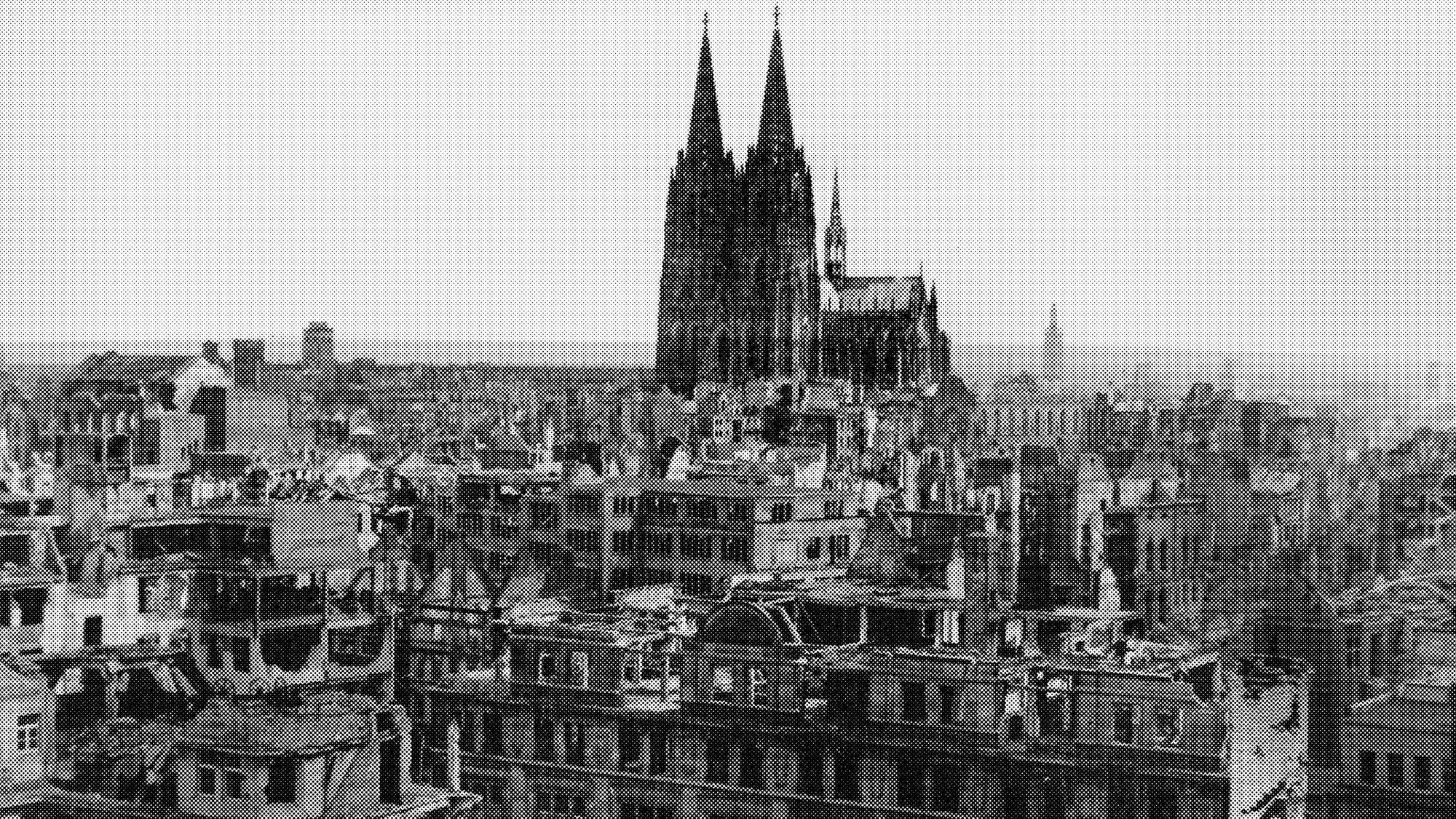 Archivbild vom zerstörten Köln