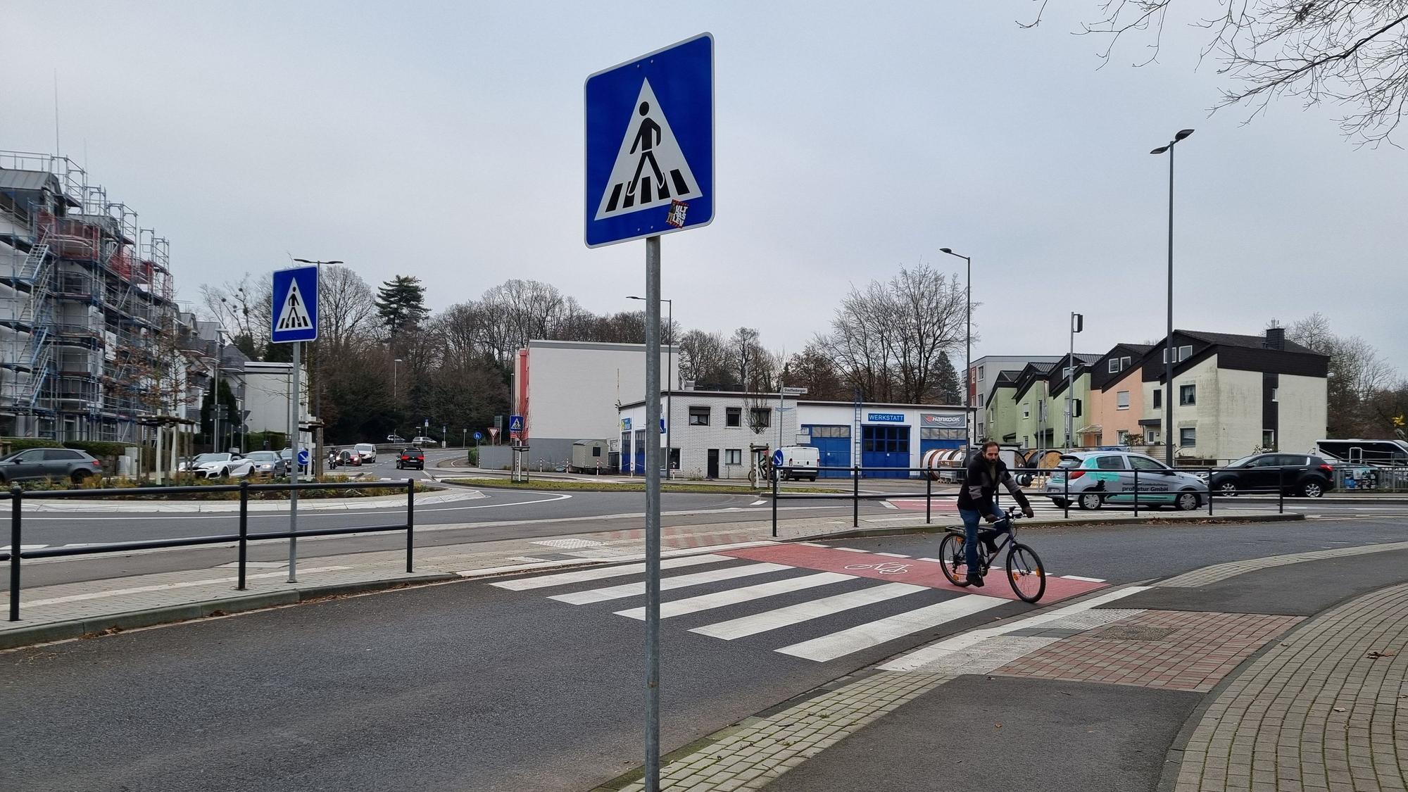Kreisverkehr Stauffenbergstraße in Opladen